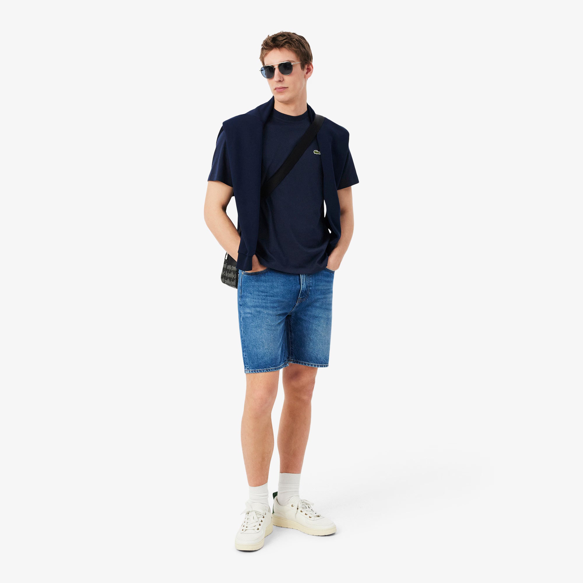 T-shirt in cotone TH7318 166 LACOSTE 