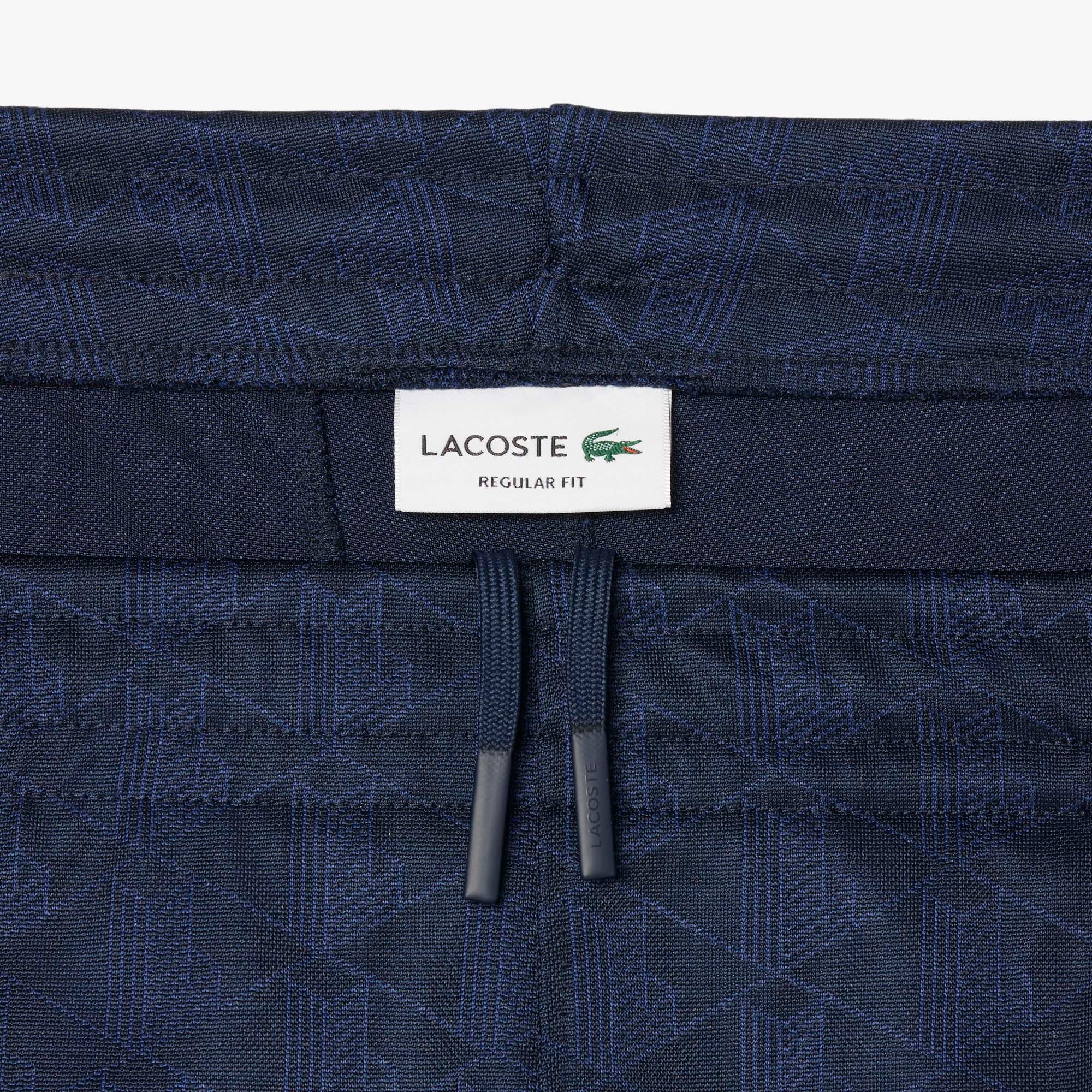 Pantaloni della tuta jacquard con monogramma XH0197 166 LACOSTE 