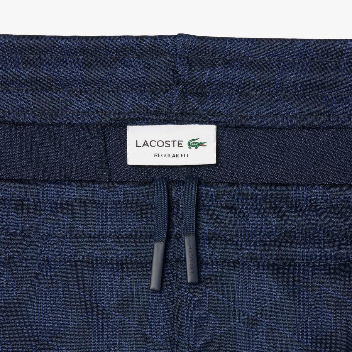 Pantaloni della tuta jacquard con monogramma XH0197 166 LACOSTE 