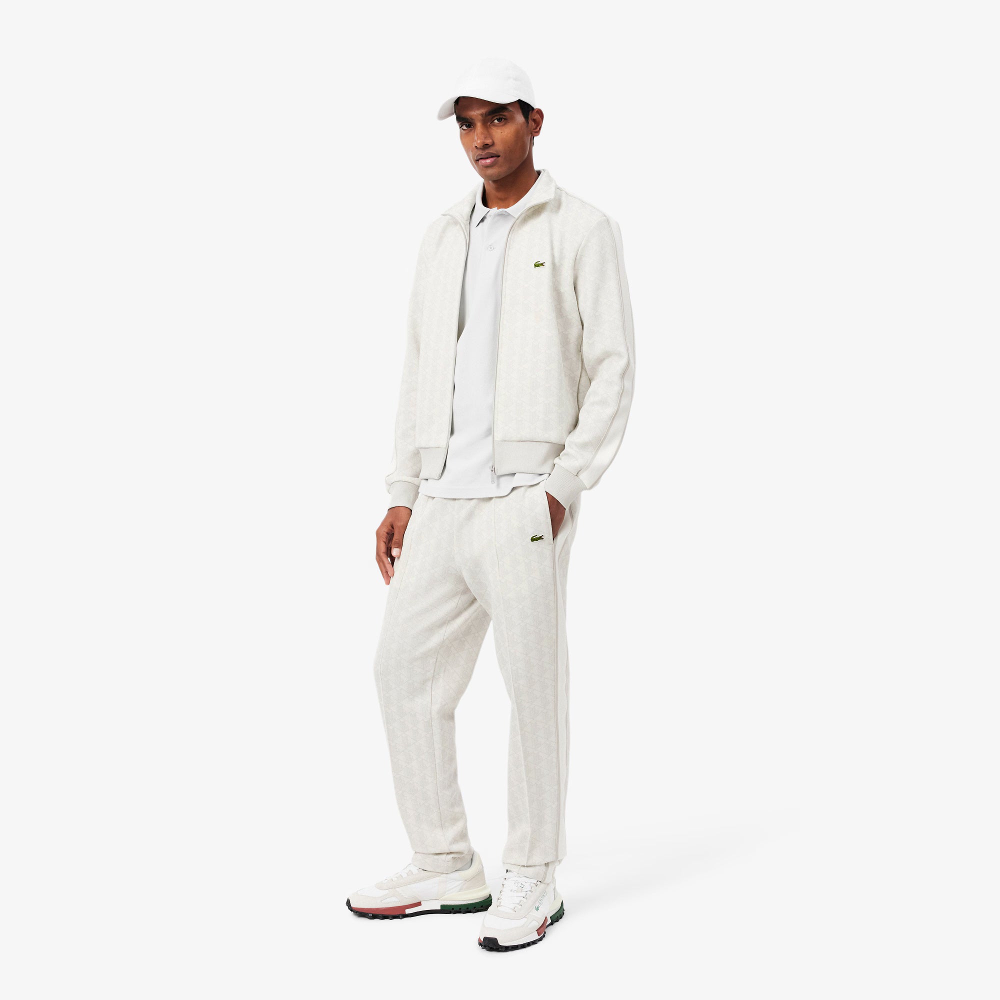 Pantaloni della tuta in monogramma Paris XH1440 4IW LACOSTE 