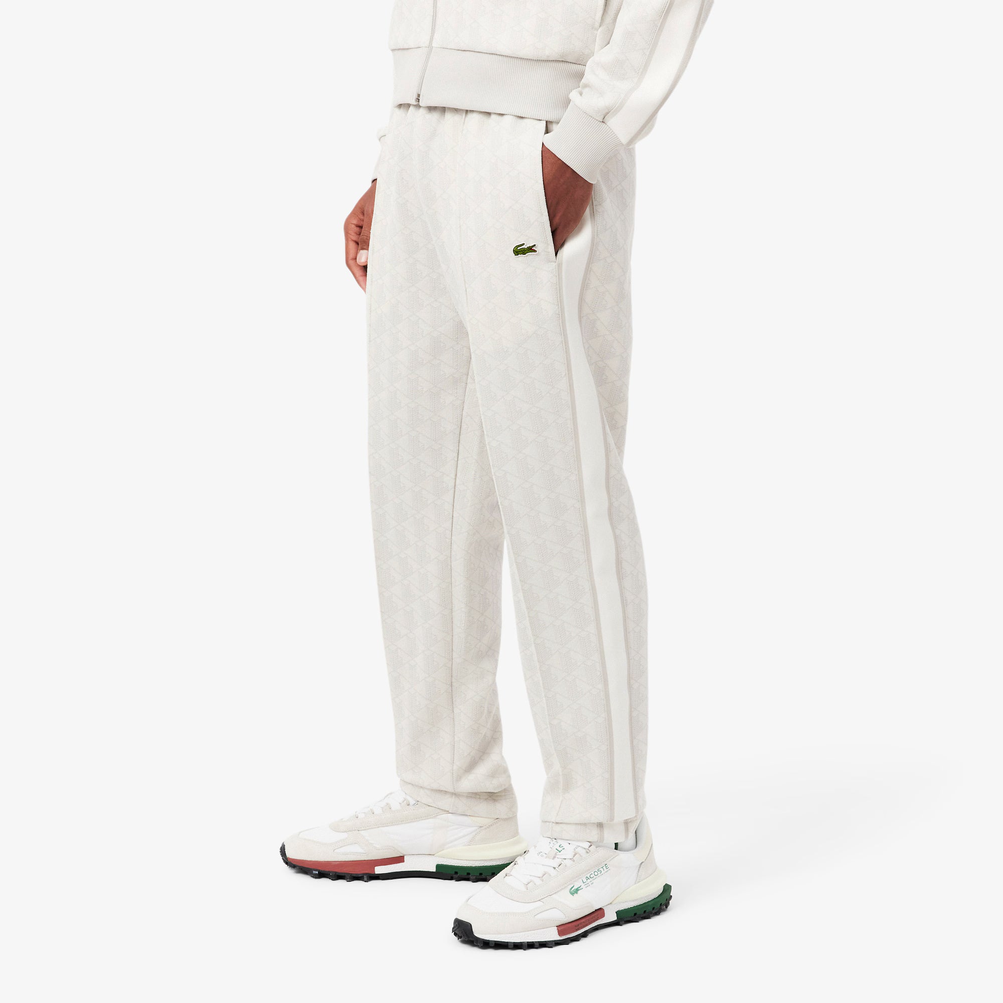 Pantaloni della tuta in monogramma Paris XH1440 4IW LACOSTE 
