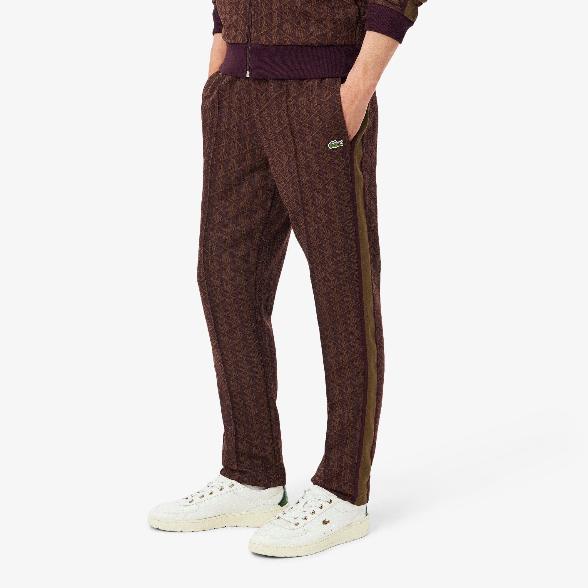 Pantaloni della tuta in monogramma Paris XH1440 WD9 LACOSTE 
