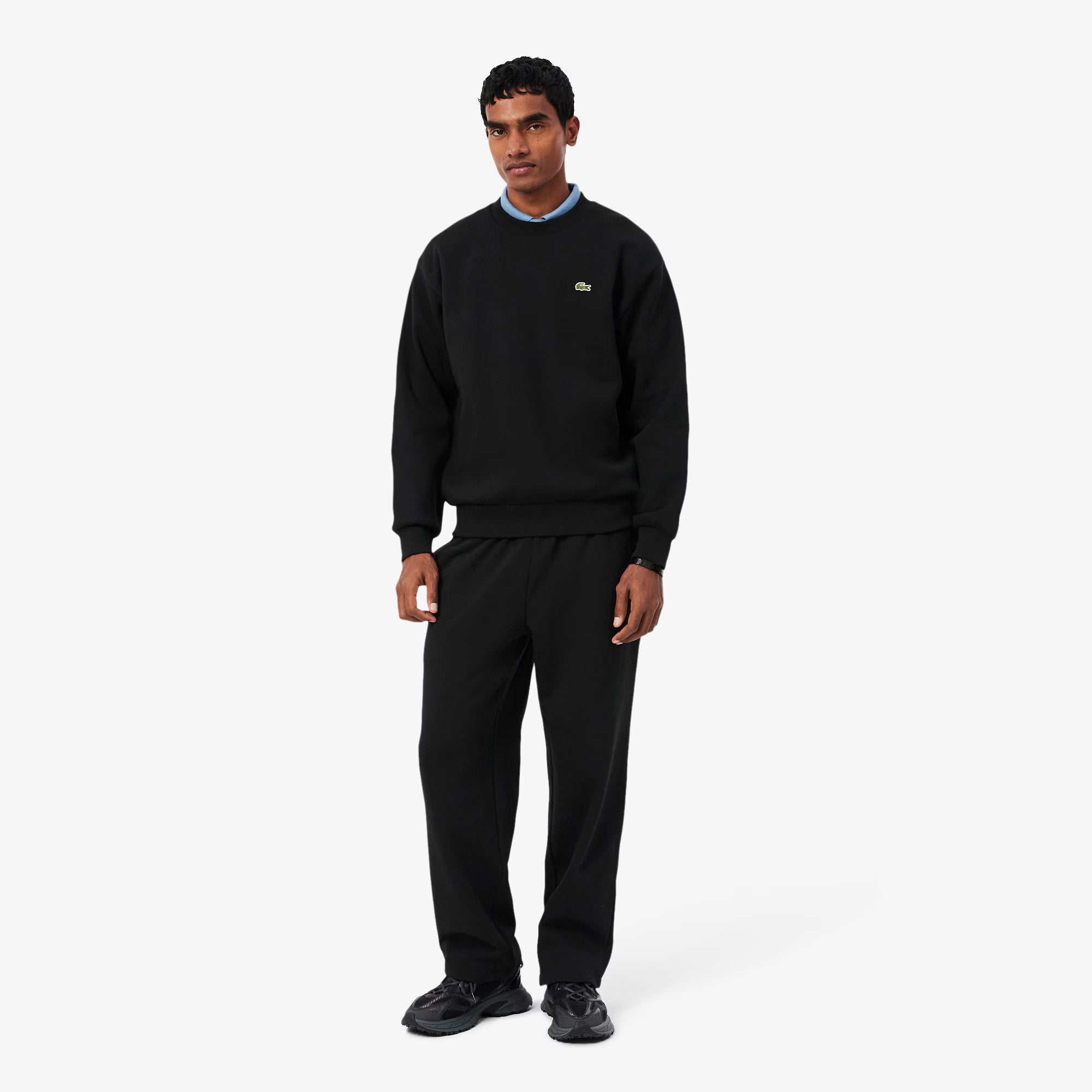 Pantaloni della tuta relaxed fit in tessuto felpato XH8867 031 LACOSTE 