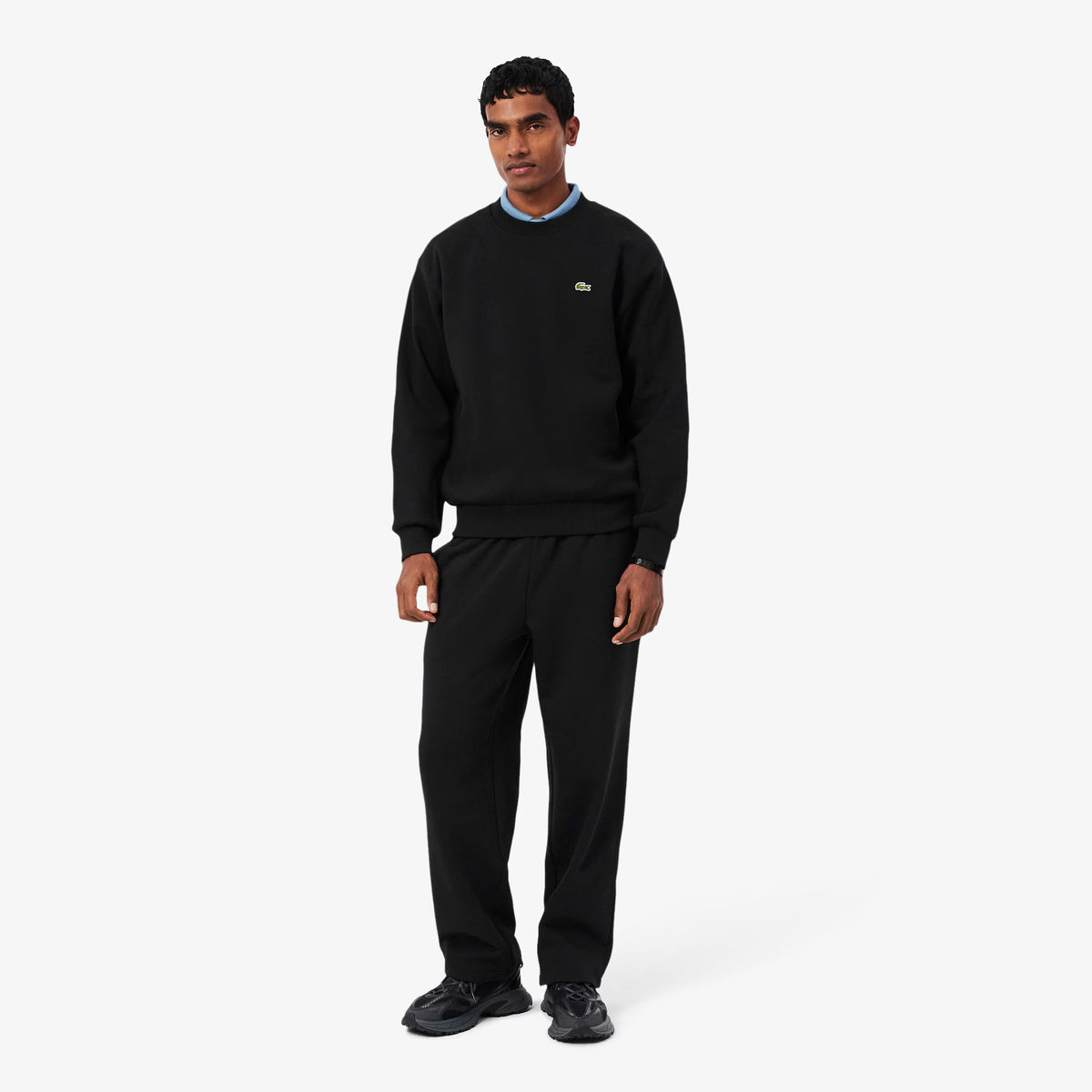 Pantaloni della tuta relaxed fit in tessuto felpato XH8867 031 LACOSTE 