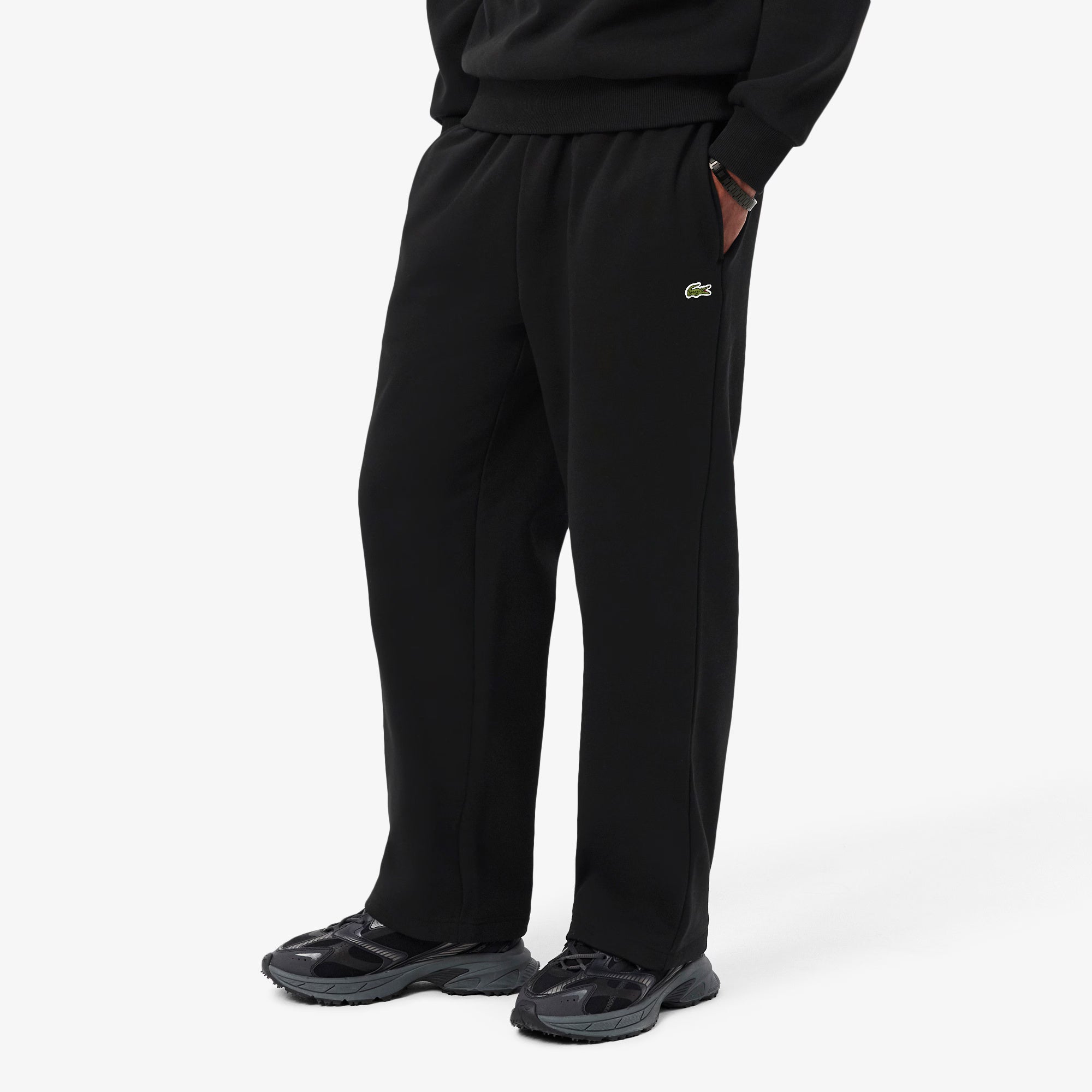 Pantaloni della tuta relaxed fit in tessuto felpato XH8867 031 LACOSTE 