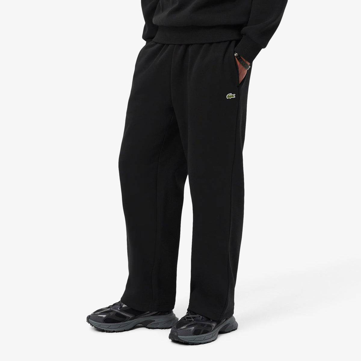 Pantaloni della tuta relaxed fit in tessuto felpato XH8867 031 LACOSTE 