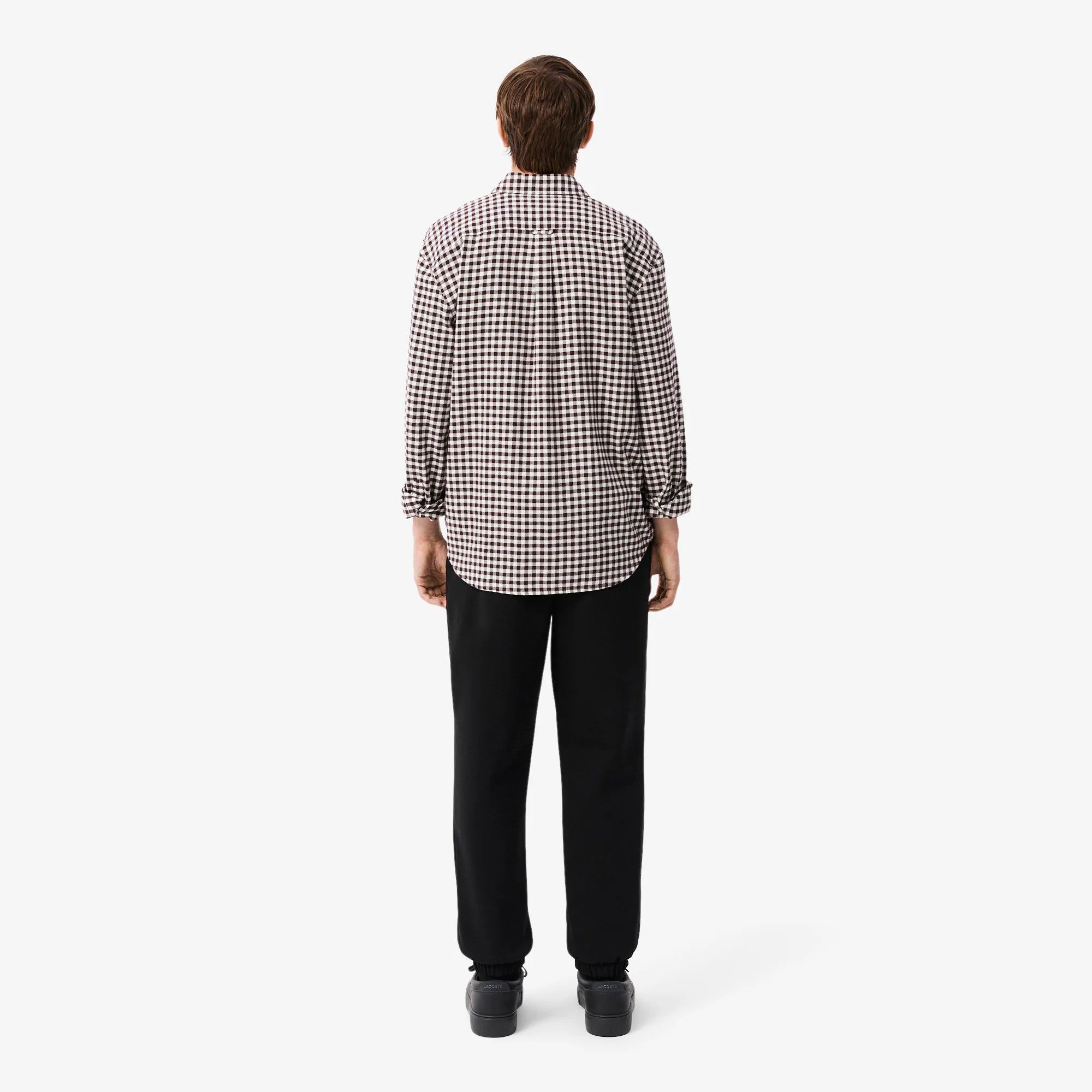 Pantaloni della tuta regular fit in tessuto felpato XH9207 031 LACOSTE 