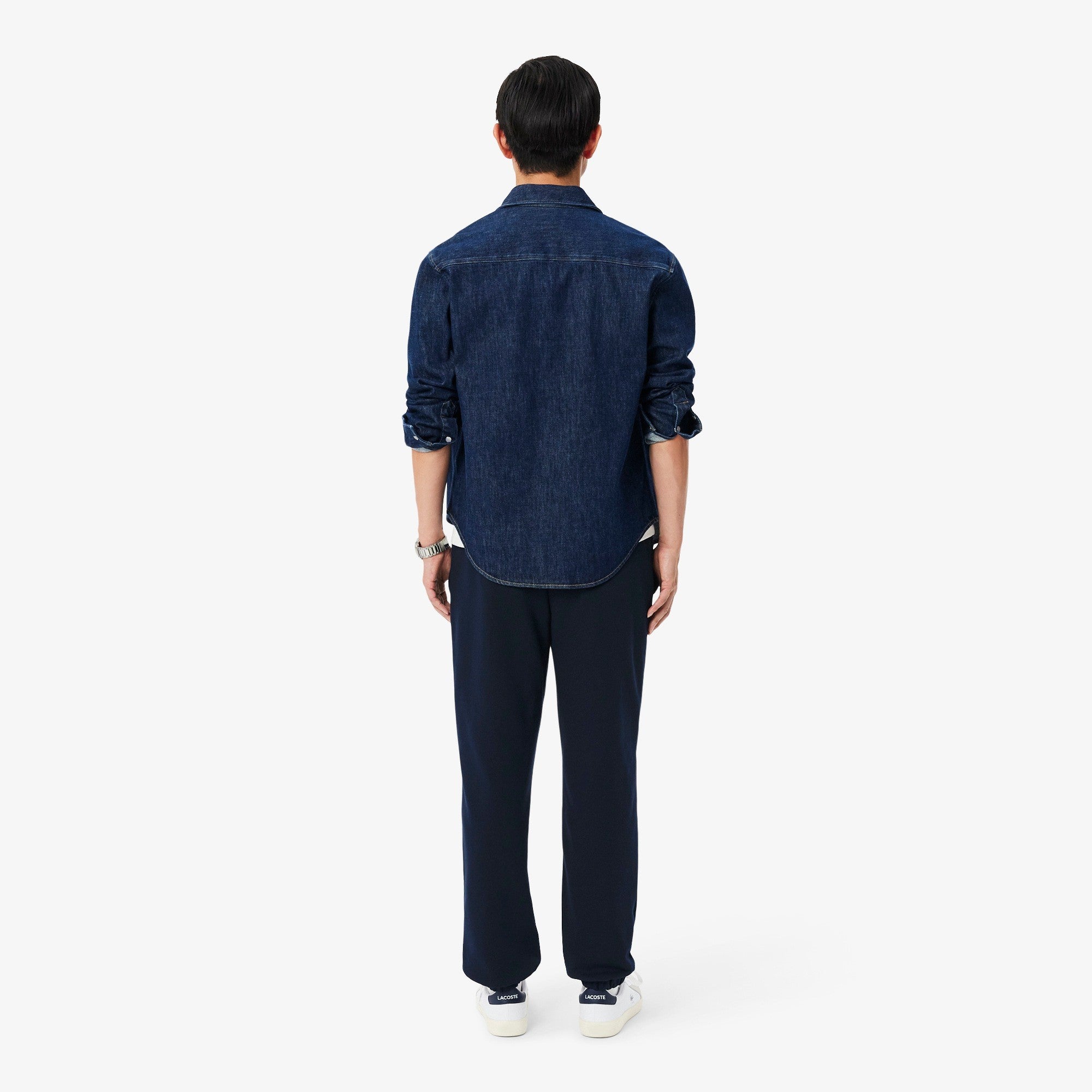 Pantaloni della tuta regular fit in tessuto felpato XH9207 166 LACOSTE 