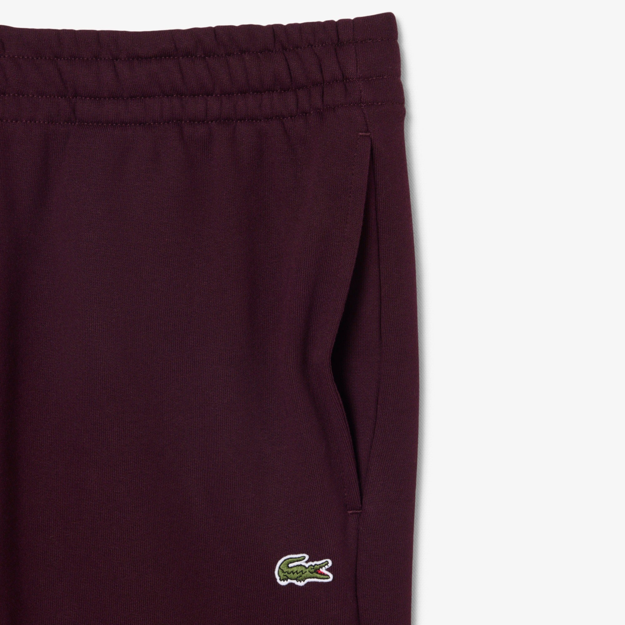 Pantaloni della tuta regular fit in tessuto felpato XH9207 3KE LACOSTE 