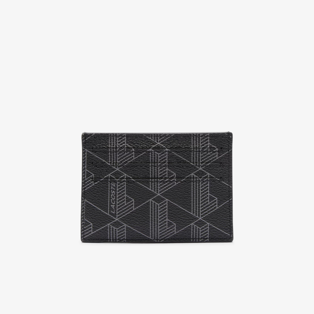 Porta carte da uomo in canvas con stampa di monogramma The Blend NH3719 H45 LACOSTE ACCESSORI 