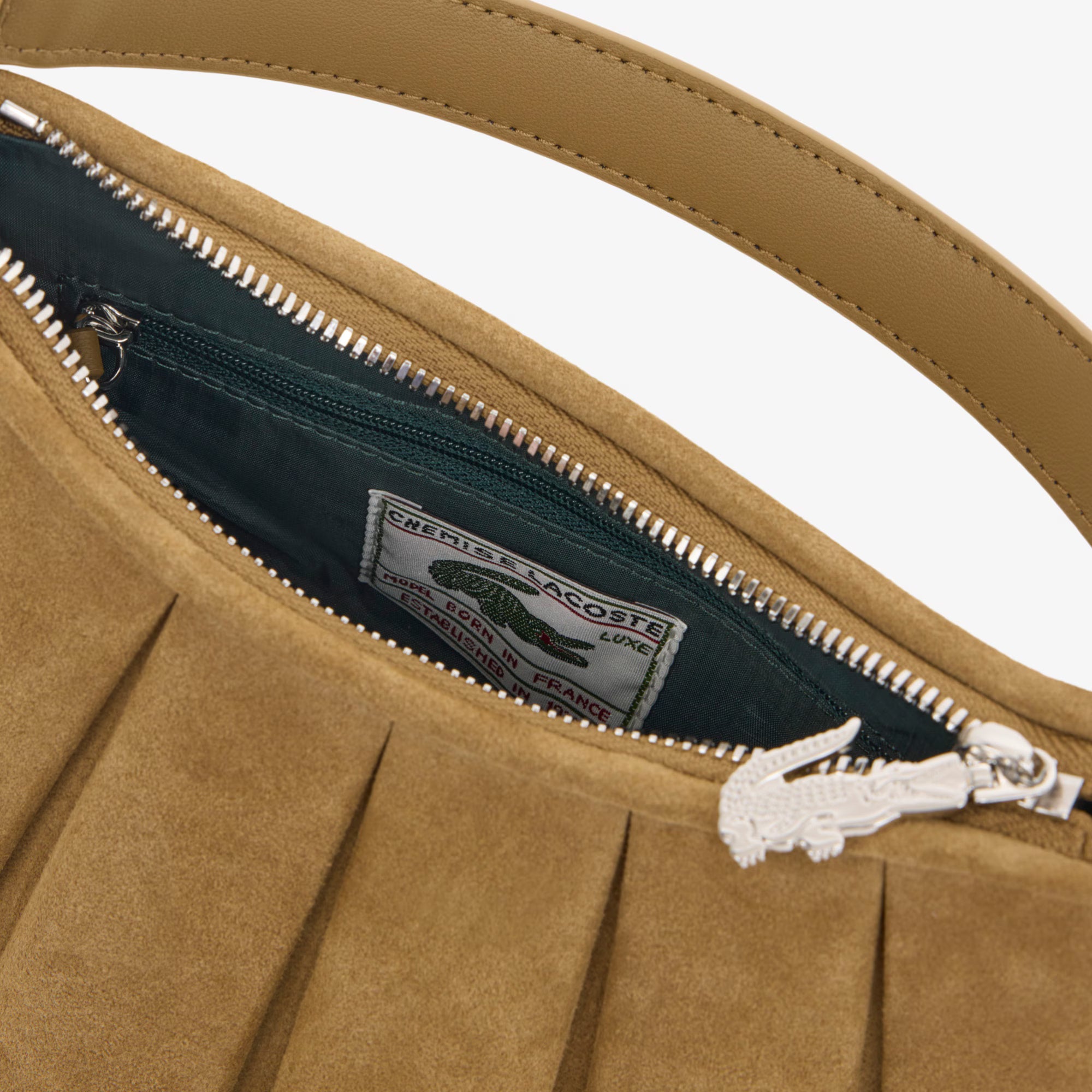 Pochette piccola in pelle scamosciata Lenglen NU5467 T90 LACOSTE ACCESSORI 