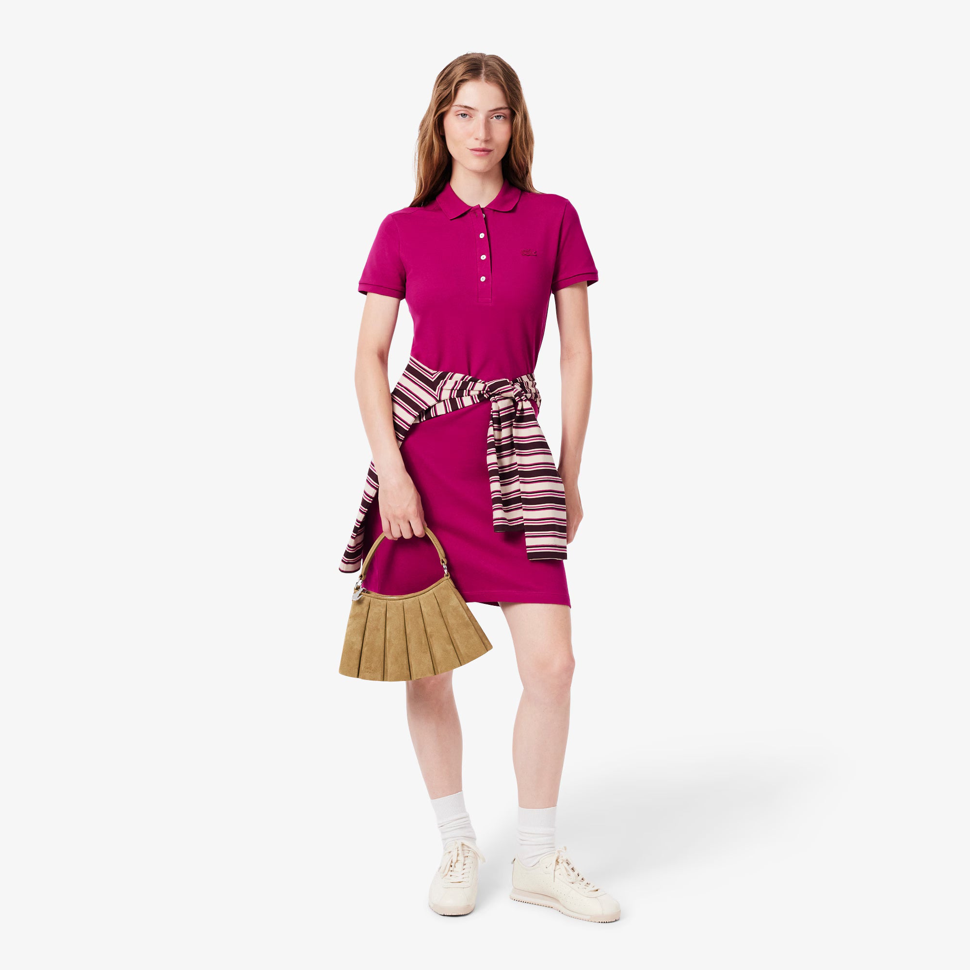 Pochette piccola in pelle scamosciata Lenglen NU5467 T90 LACOSTE ACCESSORI 