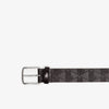Cintura in pelle con monogramma