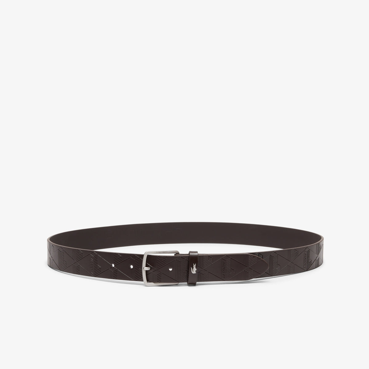 Cintura in pelle con monogramma RC4093 028 LACOSTE ACCESSORI 