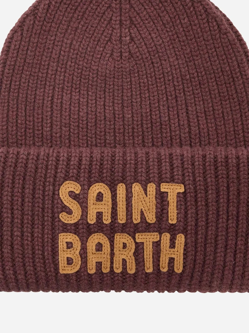 Berretto berry con patch logo BRR0003 03398M MC2 SAINT BARTH 