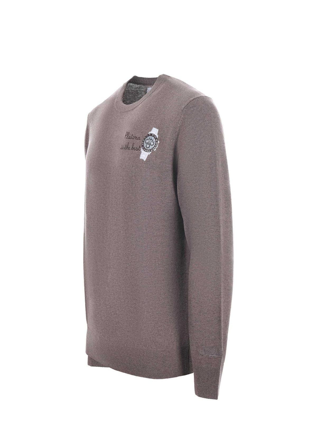 Maglia heron light con ricamo Platora is the best HER0024 02928M MC2 SAINT BARTH 