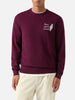 Maglia heron light con ricamo don't spend, invest