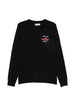Maglia heron light con ricamo solo piste rosse