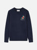 Maglia heron light con ricamo family sponsor
