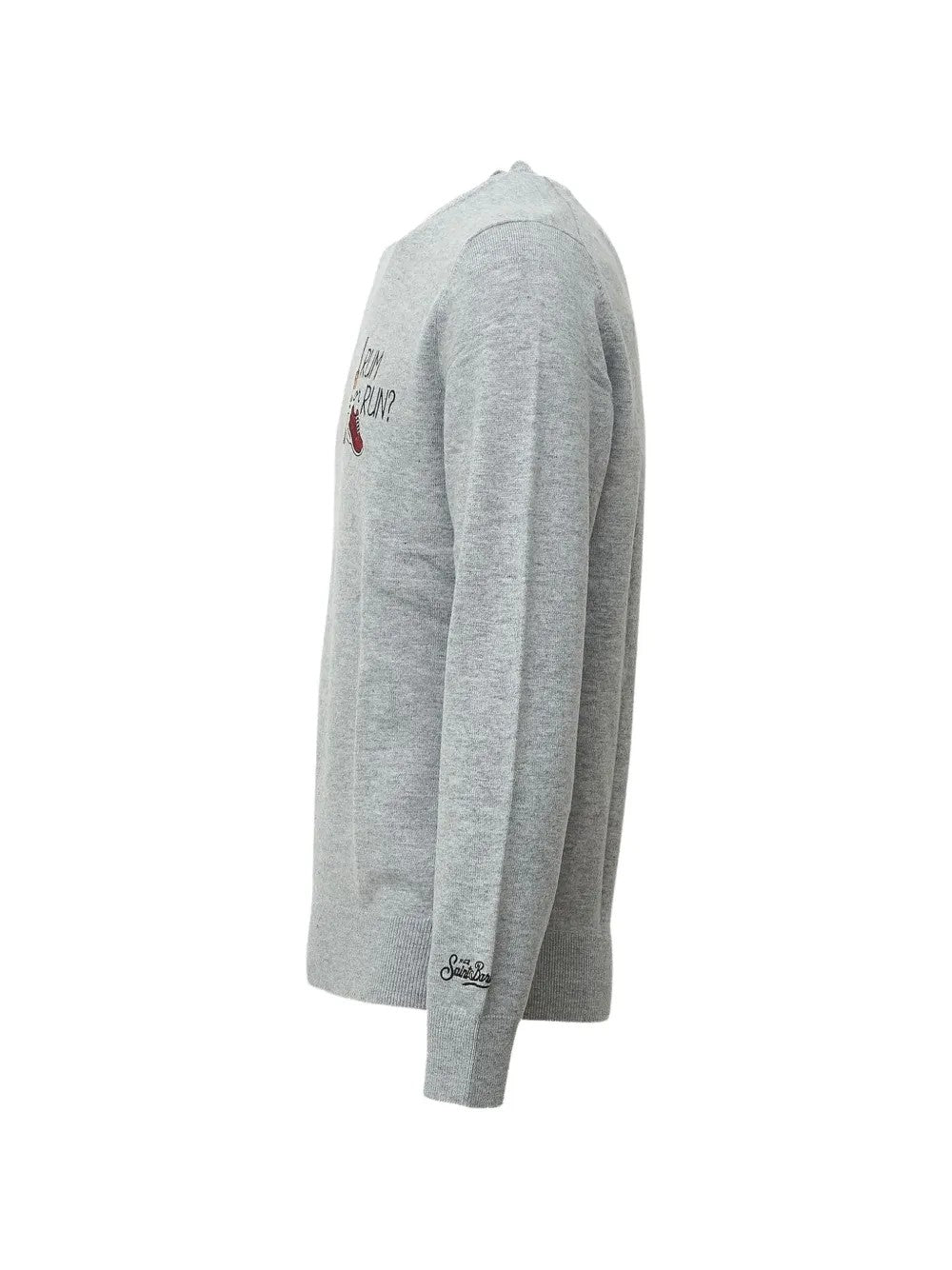 Maglia heron light con ricamo rum or run HER0024 03618M MC2 SAINT BARTH 