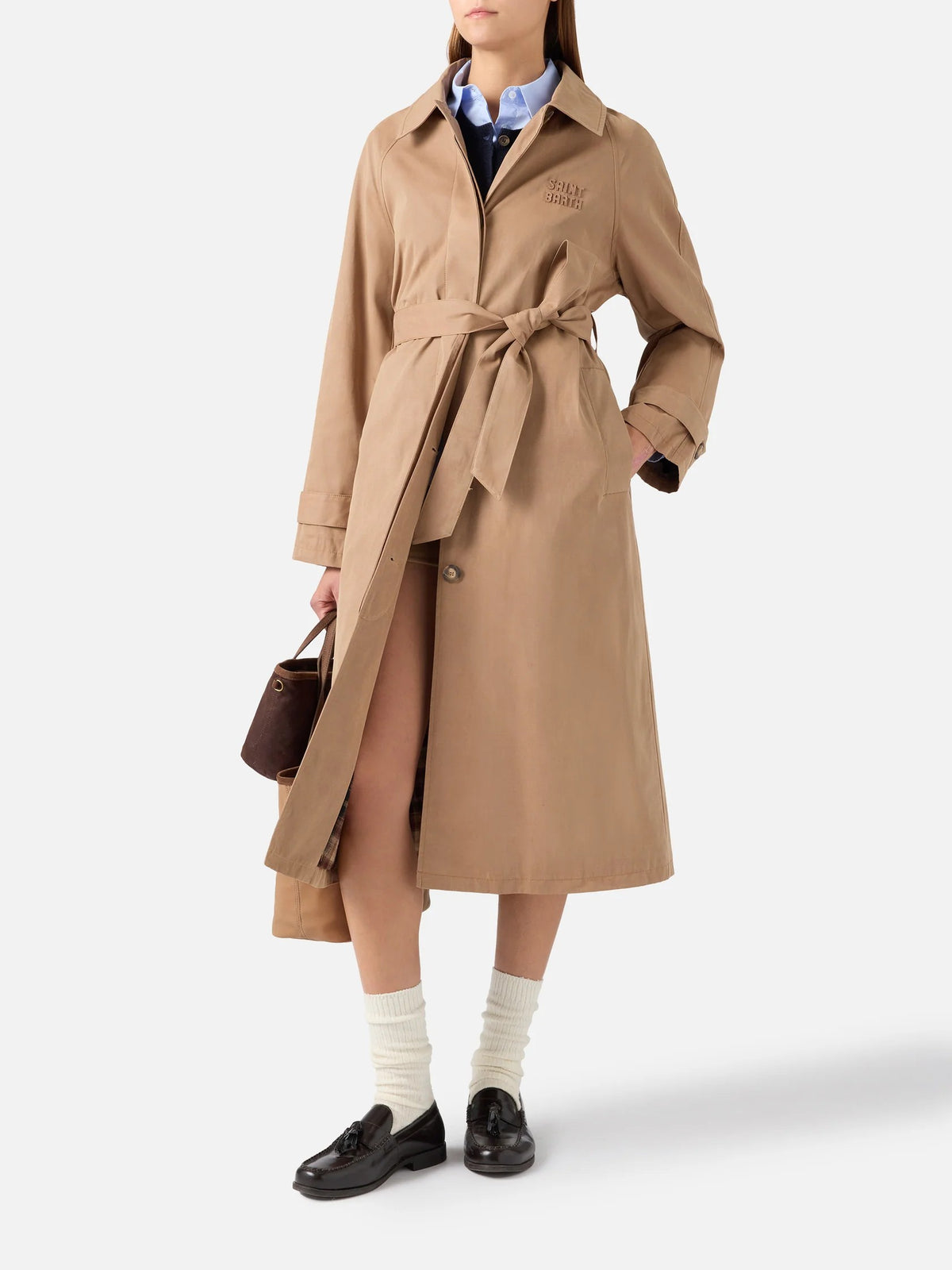 Cappotto lior con fodera tartan LIR0002 00339M MC2 SAINT BARTH 