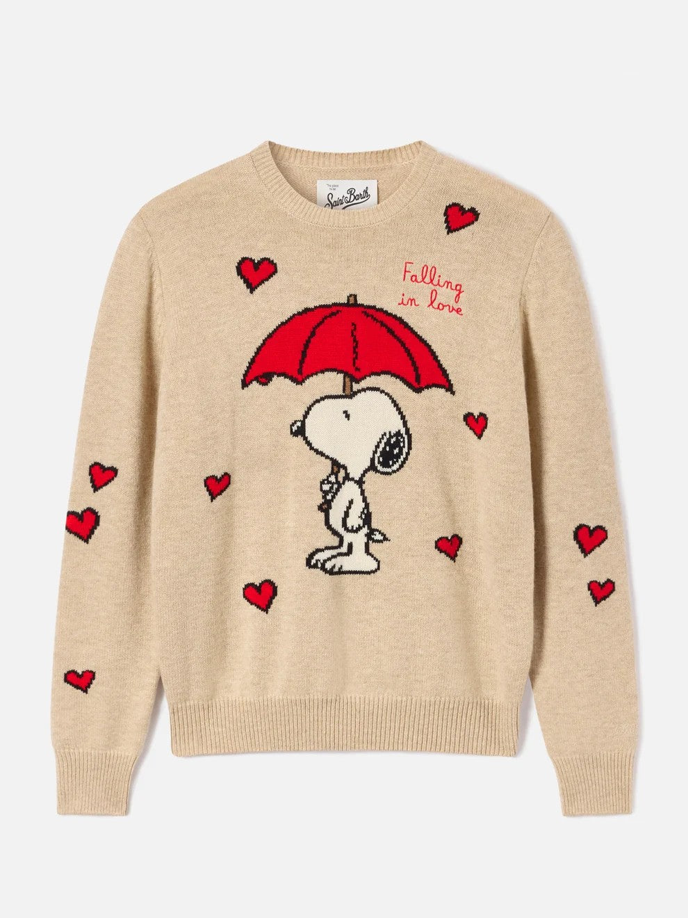 Maglia new queen con intarsio snoopy QUE0014 00331M MC2 SAINT BARTH 