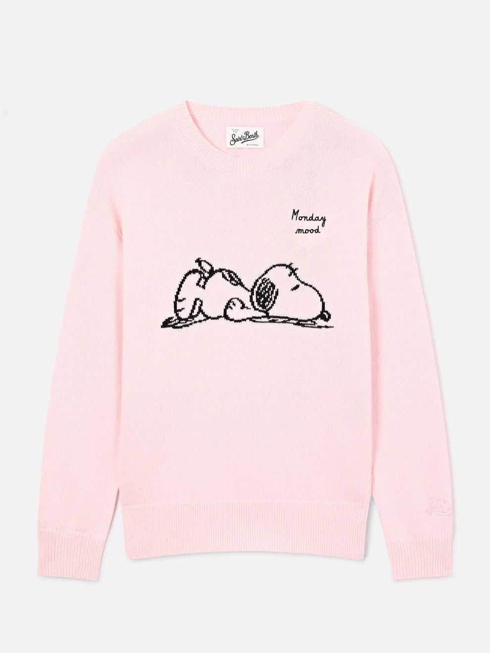 Maglia tessa con intarsio snoopy TESS001 03933M MC2 SAINT BARTH 
