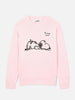Maglia tessa con intarsio snoopy