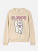 Maglia tessa con inatrsio gattino