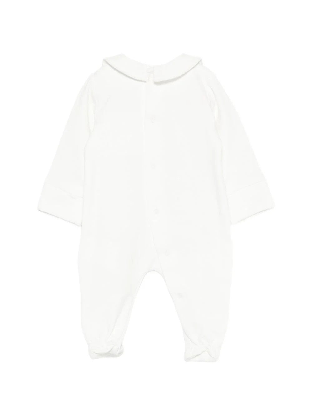 Tutina con logo ricamato MUT050LDA66 10063 MOSCHINO BABY 