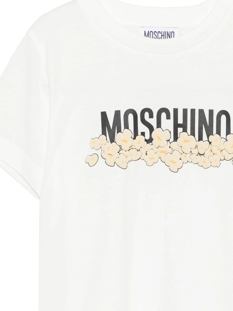 T-shirt con stampa H6M058LAA20 10063A MOSCHINO KID 