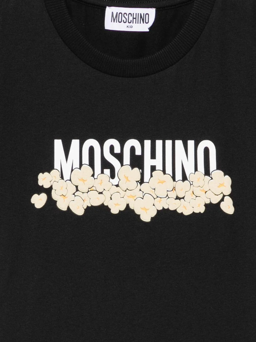 T-shirt con stampa H6M058LAA20 60100A MOSCHINO KID 