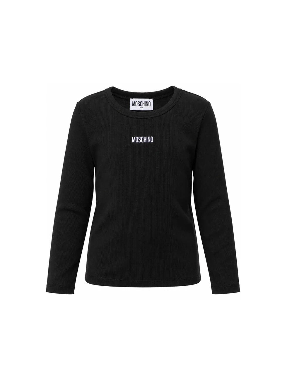 T-shirt con logo HAO011LBA39 60100A MOSCHINO KID 