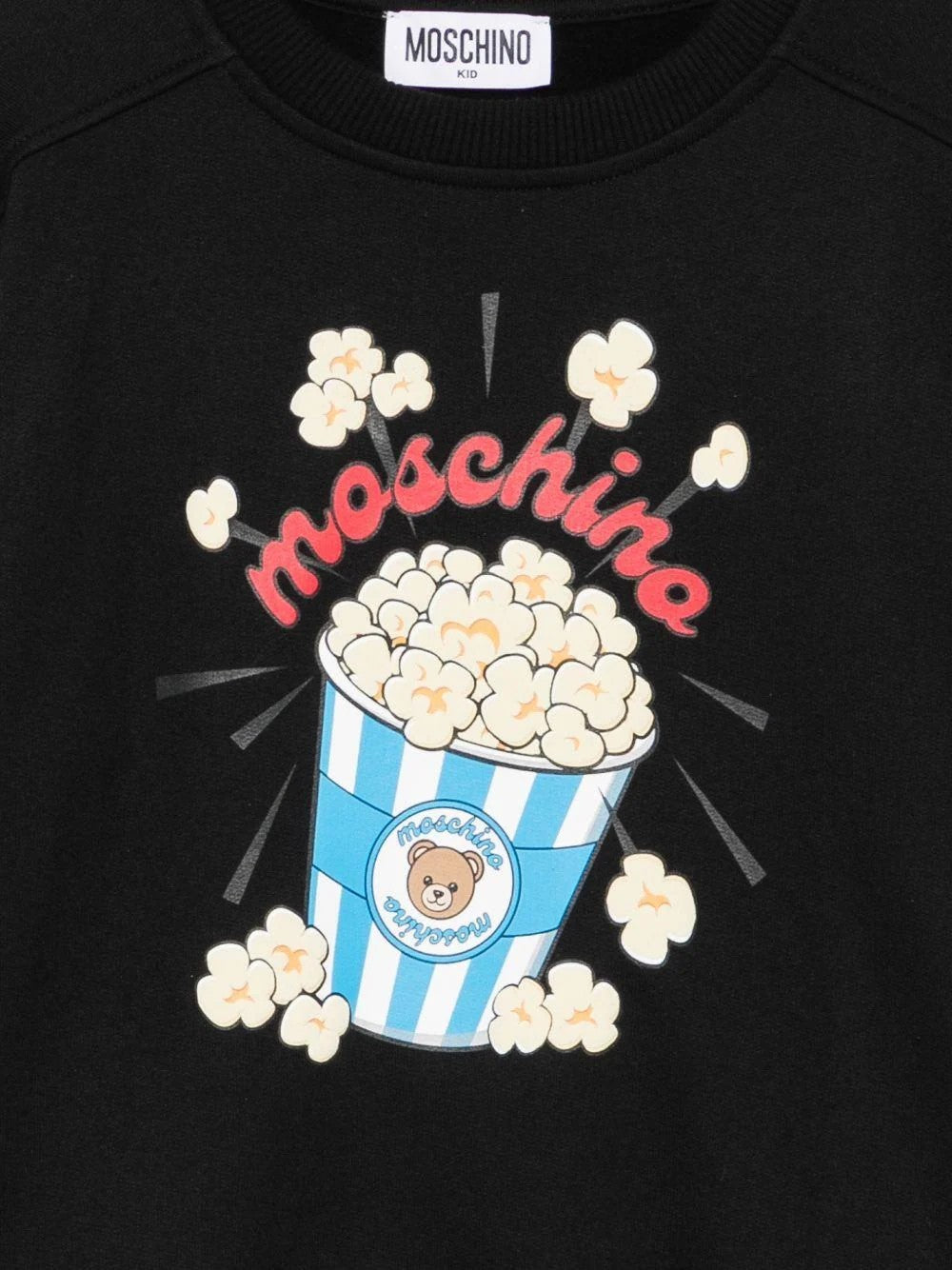 Felpa con stampa grafica HNF099LCA94 60100A MOSCHINO KID 