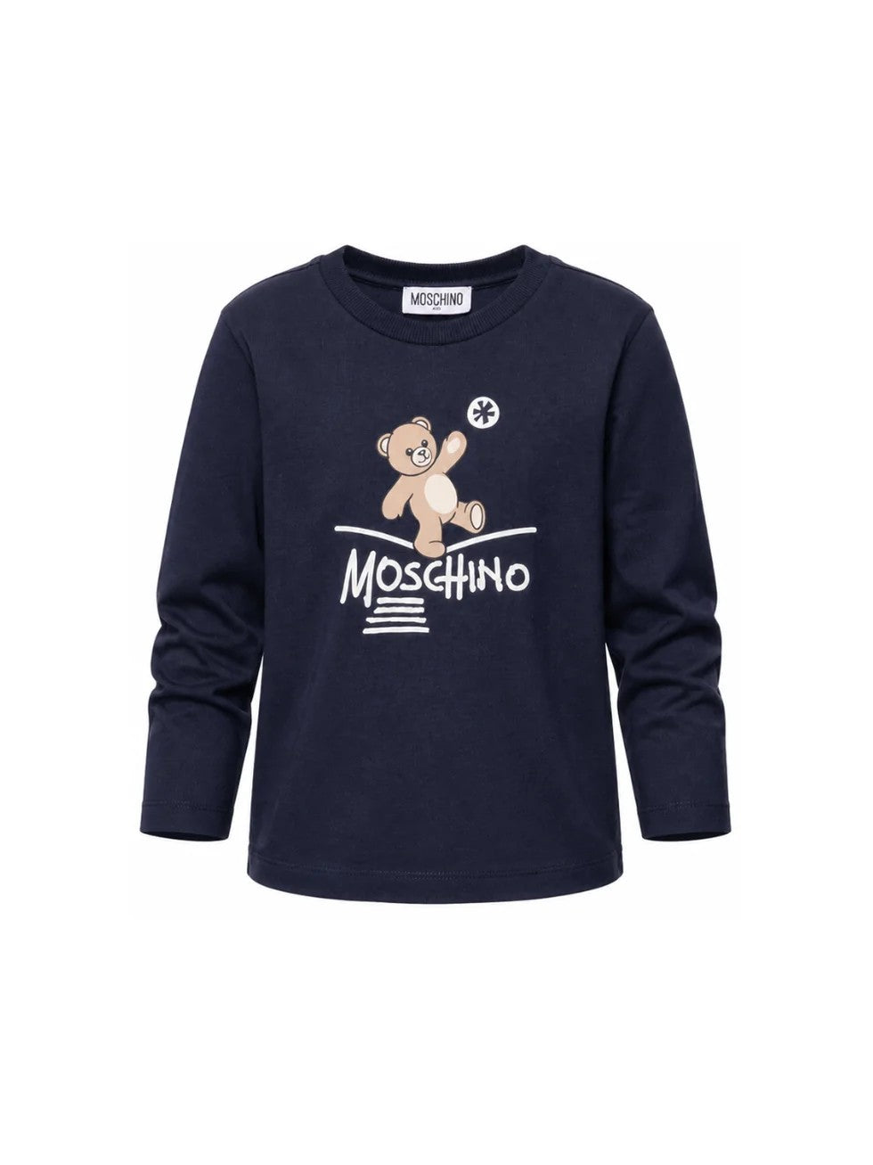 T-shirt stampa Teddy Bear HZO00JLAA20 40157A MOSCHINO KID 