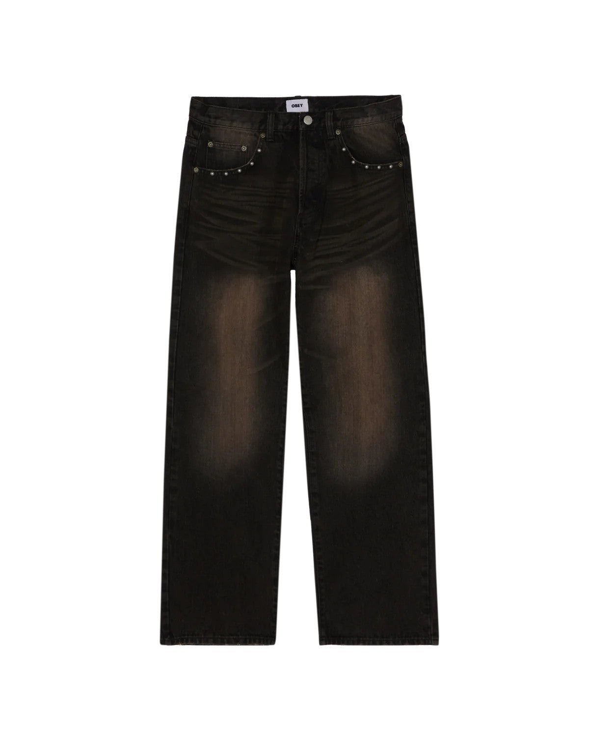 Studded boxcar denim 142010121 BRU OBEY 