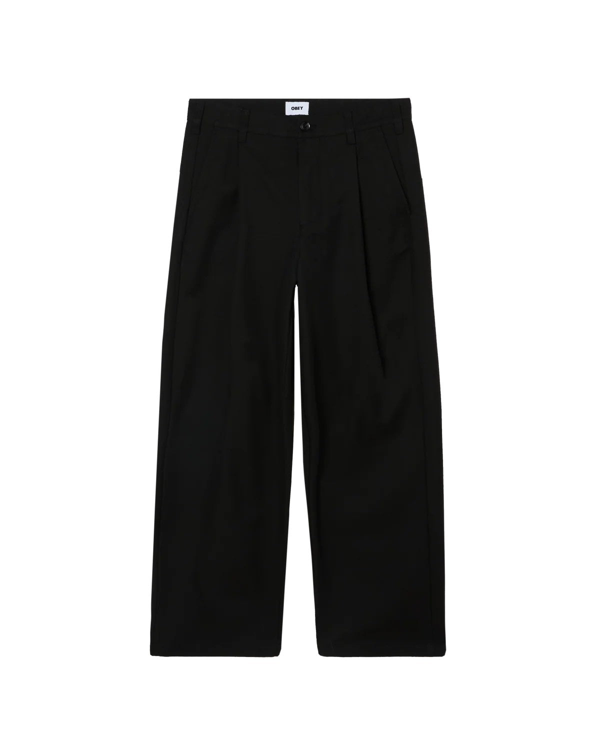 Dean pleated pant 142020269 BLK OBEY 
