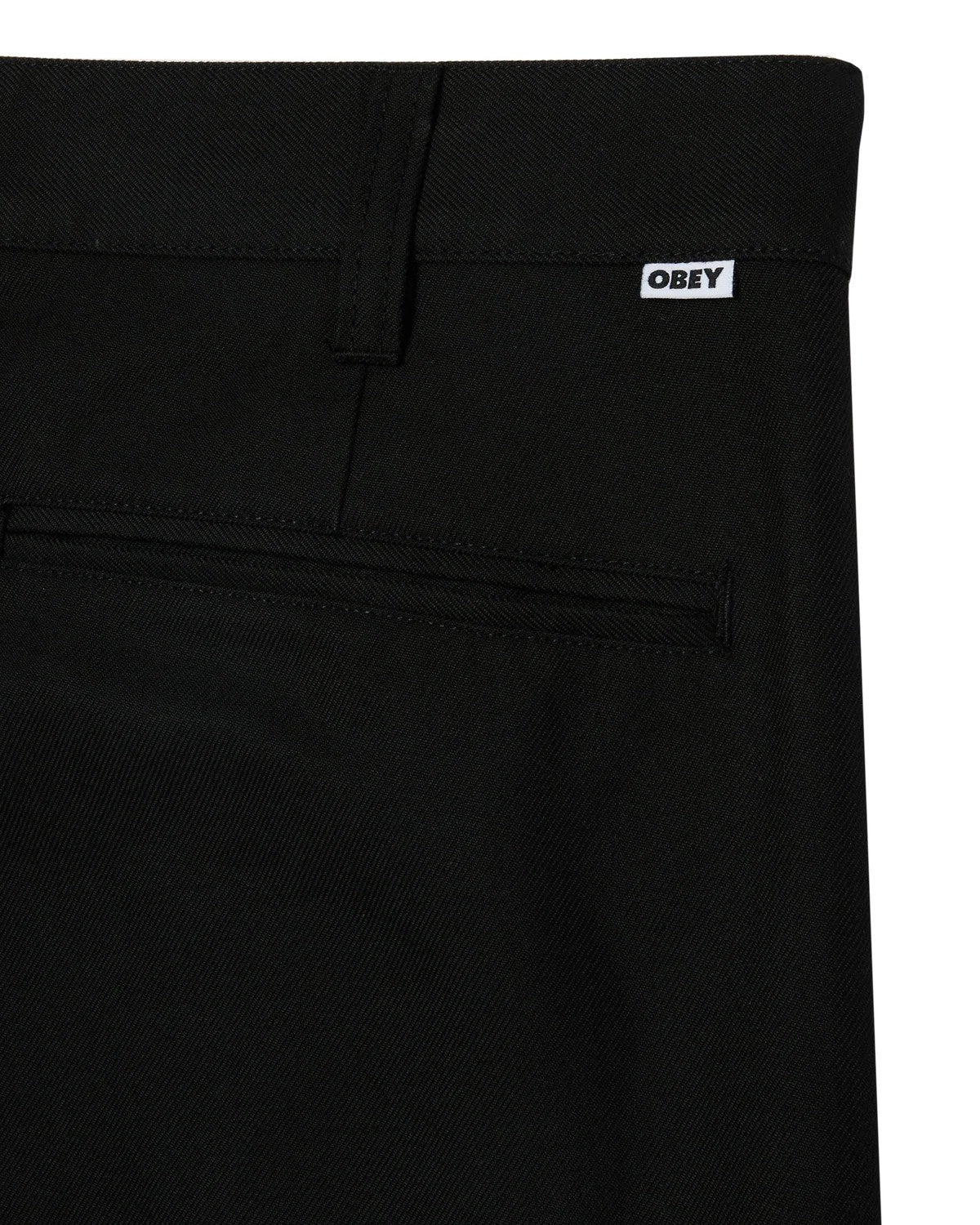 Dean pleated pant 142020269 BLK OBEY 