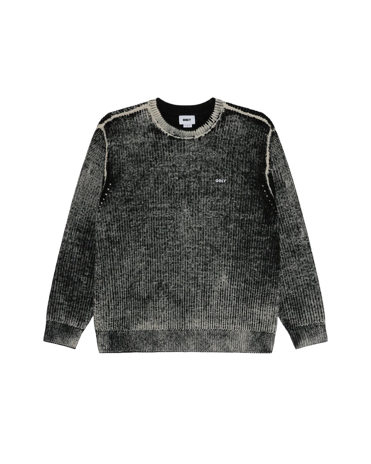 Spray effect sweater 151000109 DKB OBEY 