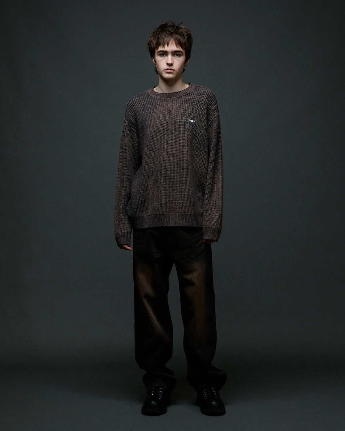 Spray effect sweater 151000109 MOE OBEY 