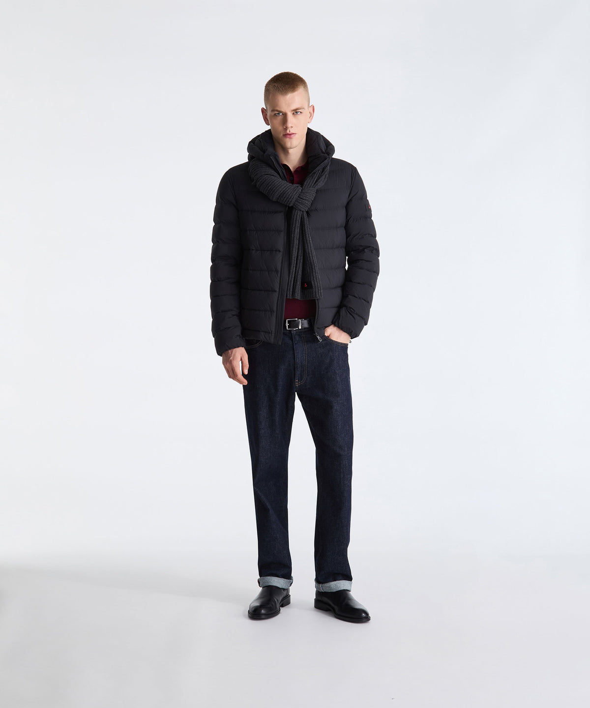 BOGGS GRS 05Piumino in nylon superleggero PEU5994 NER PEUTEREY 