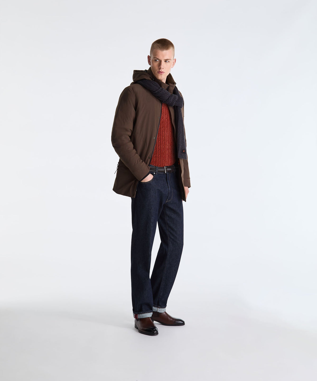 PEEBLES SRTR GRS 01Giacca con cappuccio a scomparsa PEU5997 194 PEUTEREY 