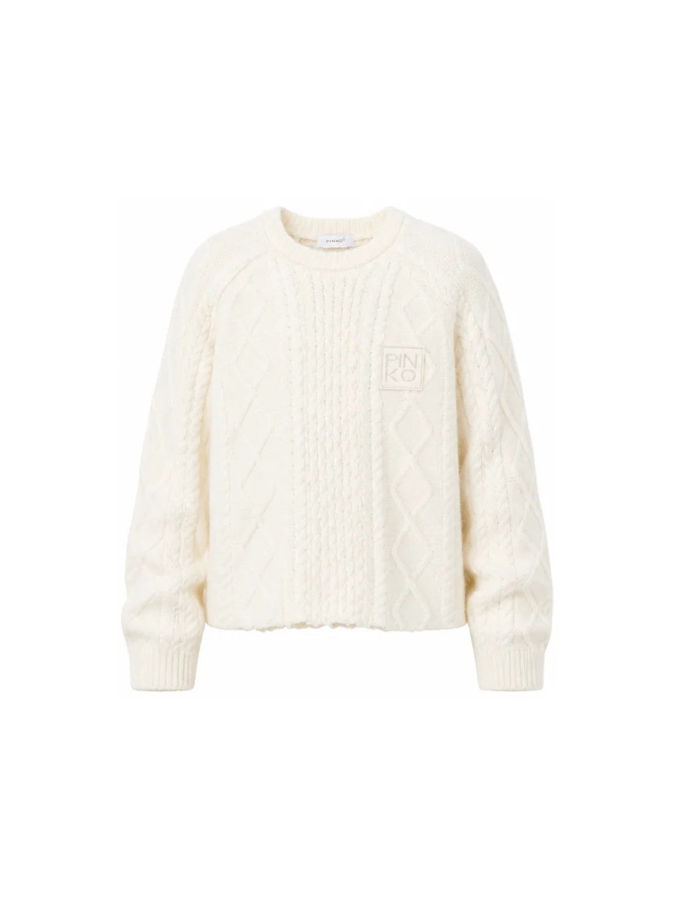 Maglio in maglia intrecciata KFMA039CFL153 0078 PINKO 