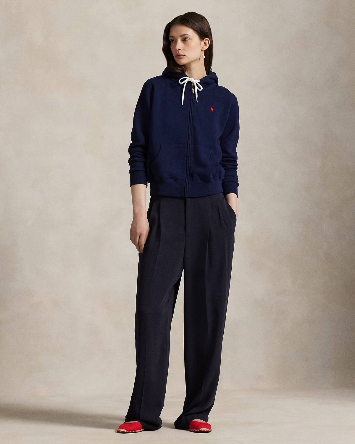 Felpa con cappuccio e cerniera 211971699 002 POLO RALPH LAUREN 