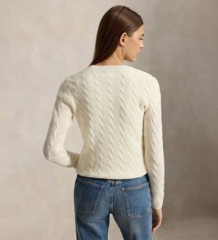 Girocollo in lana e cashmere a trecce 211971865 001 POLO RALPH LAUREN 