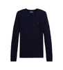 Girocollo in lana e cashmere a trecce