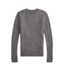 Girocollo in lana e cashmere a trecce