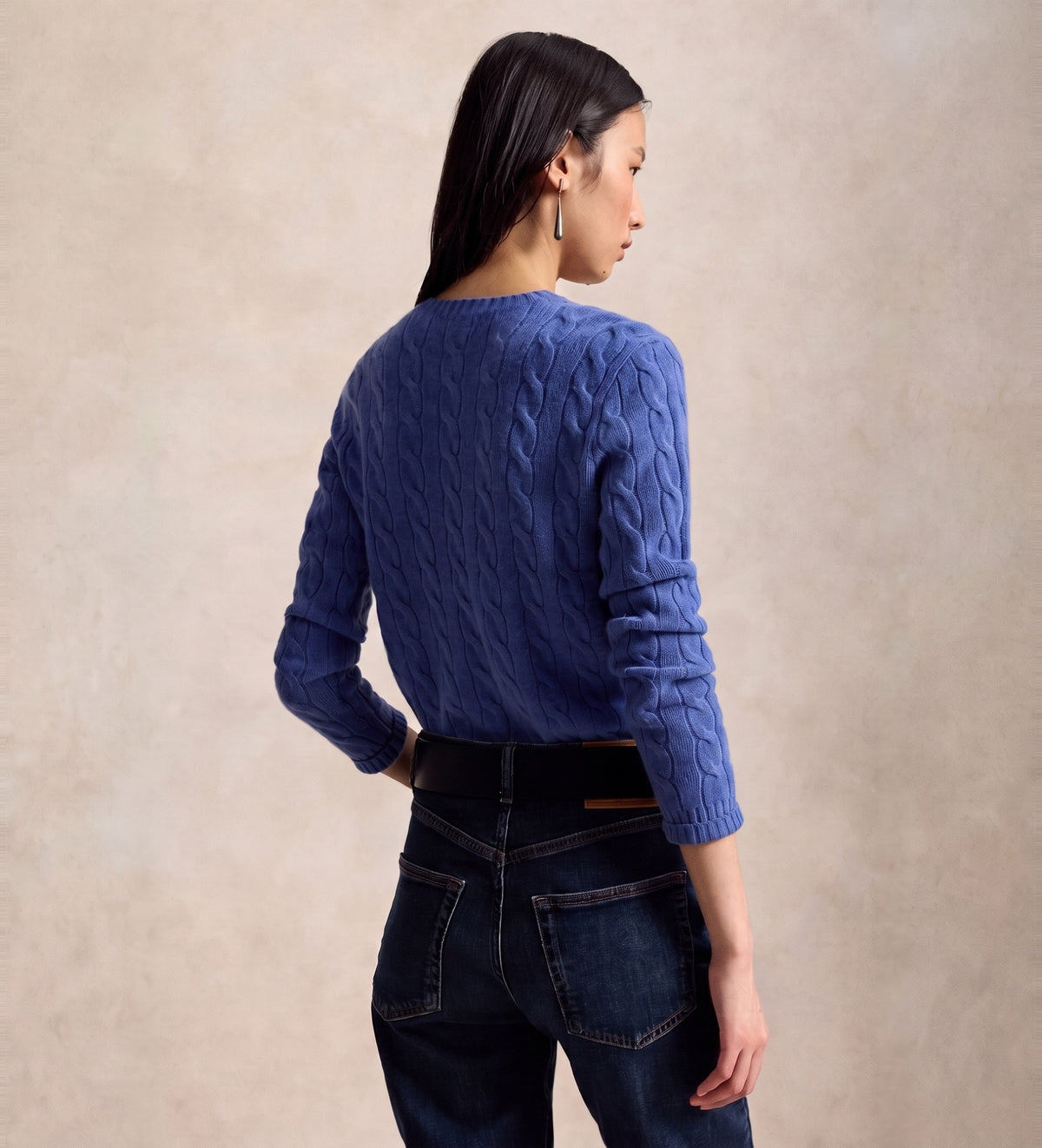Girocollo in lana e cashmere a trecce 211971865 503 POLO RALPH LAUREN 