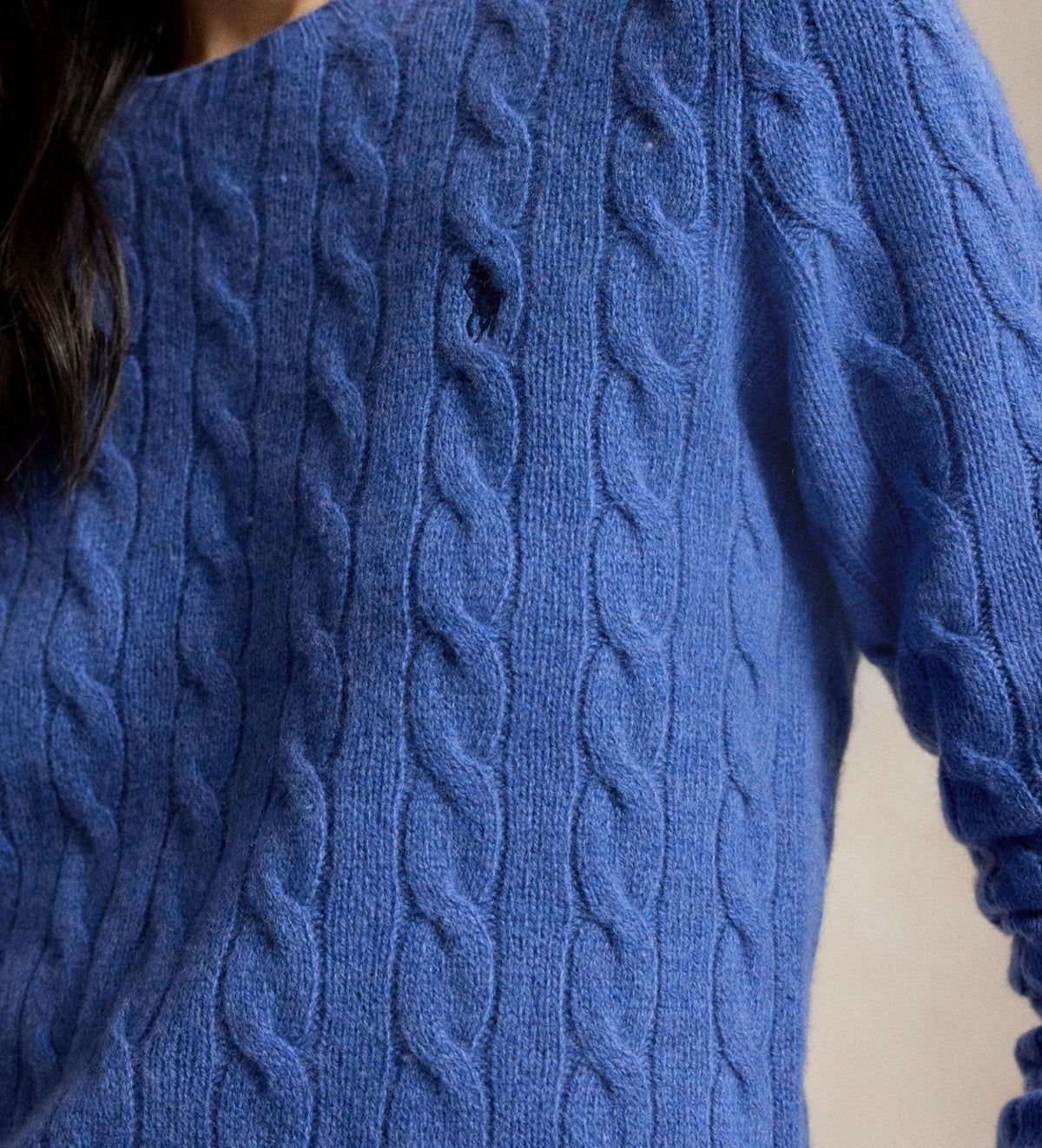 Girocollo in lana e cashmere a trecce 211971865 503 POLO RALPH LAUREN 