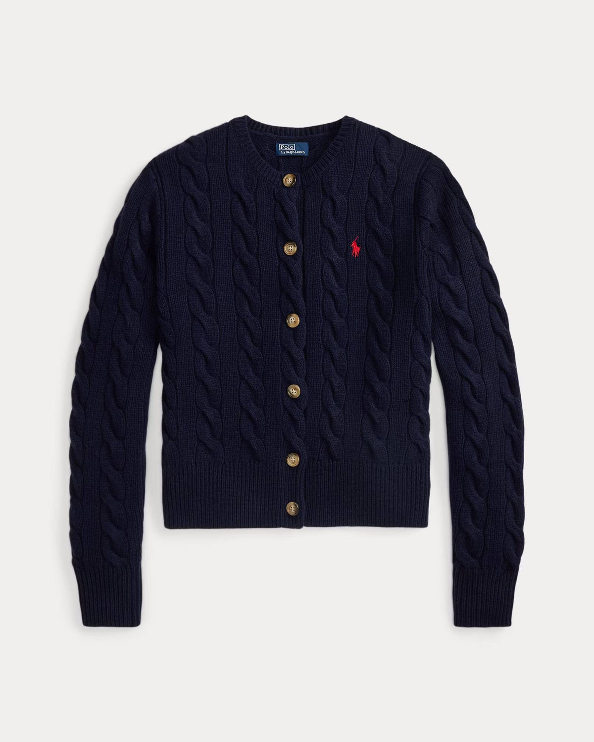 Cardigan a trecce in lana e cashmere 211972104 004 POLO RALPH LAUREN 